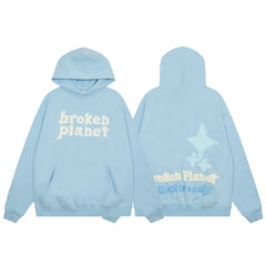 Broken Planet hoodie foam print Ins trendy brand men and women couple loose American high street plus fleece hoodie (15)