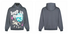 Broken planet hoodie, trendy high street, autumn and winter casual foam printed fleece couple hooded sweatshirt (17)