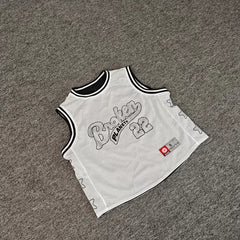 Broken Planet Street Style Summer Sports Mesh Breathable Basketball Double sided Sleeveless Tank Top Sweatshirt