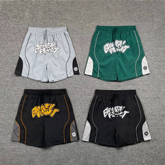 Broken Planet American high street trendy brand retro contrasting color casual woven nylon quick drying beach shorts summer