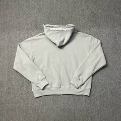 BROKEN PLANET is a niche European and American fashion brand with foam printing, loose cotton hoodie, zipper, hooded jacket, FOG