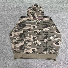 Broken Planet American High Street Trendy Brand Letter Foam Printed Nail Bead Loose Velvet Hoodie Fog