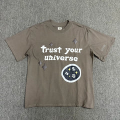 Broken Planet niche trendy brand American high street couple fun foam printed pure cotton short sleeved T-shirt (9)