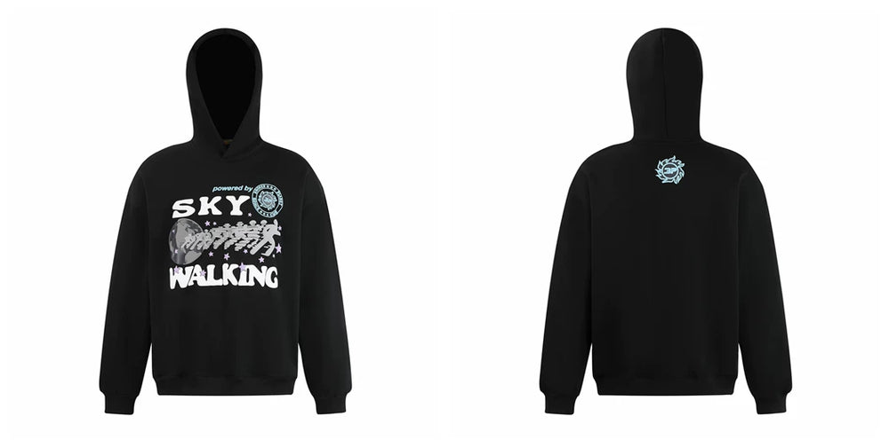 Broken planet hoodie, trendy high street, autumn and winter casual foam printed fleece couple hooded sweatshirt (15)