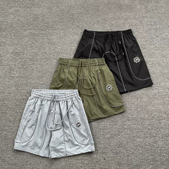 Broken Planet High Street Sports and Leisure Summer Woven Speed Drying Training Beach Drawstring Shorts for Men