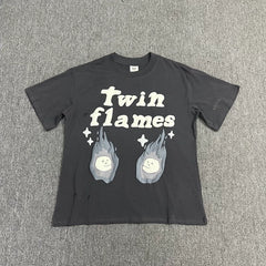 Broken Planet niche trendy brand American high street couple fun foam printed pure cotton short sleeved T-shirt (1)