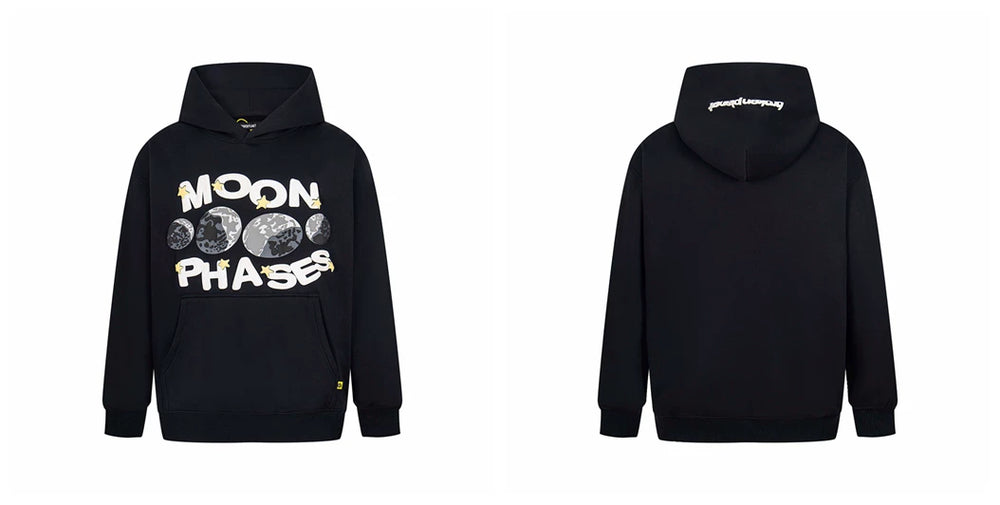Broken planet hoodie, trendy high street, autumn and winter casual foam printed fleece couple hooded sweatshirt (1)