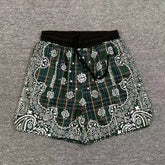 Broken Planet Plaid Bandana Print Nylon Shorts - 3 Colors Available