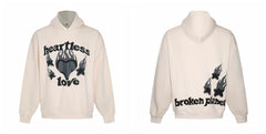 Broken planet hoodie, trendy high street, autumn and winter casual foam printed fleece couple hooded sweatshirt (5)