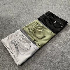 Broken planet American high street letter logo embroidered loose cotton straight leg sports casual pants trendy