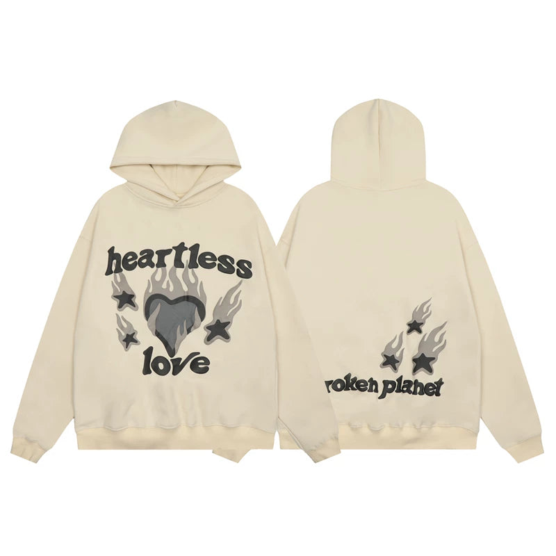 Broken Planet hoodie foam print Ins trendy brand men and women couple loose American high street plus fleece hoodie (1)