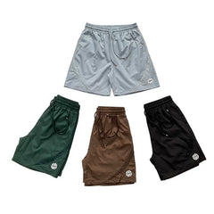 Broken Planet European and American fashion brand summer embroidery logo splicing design beach quick drying sports shorts for men