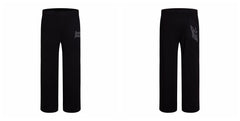 Broken Planet American High Street Trendy Brand with Velvet Sanitary Pants for Autumn and Winter Sports and Leisure, Loose Straight Leg Pants, Fog (1)