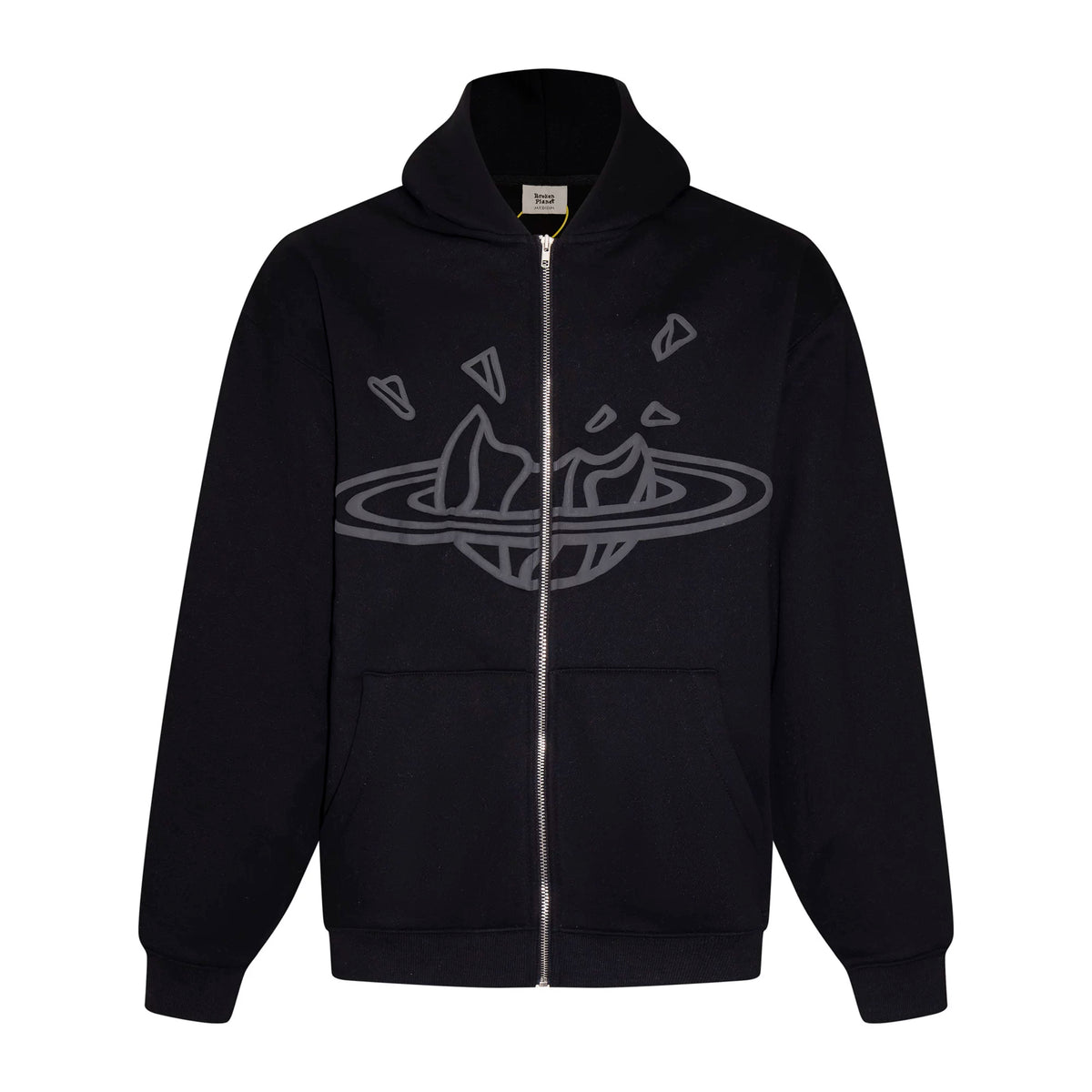 Broken Planet American High Street Trendy Brand Autumn/Winter Sports and Leisure Loose Velvet Cardigan Hoodie Fog (2)