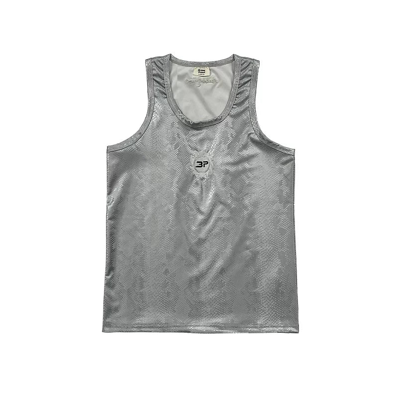 Broken Planet European and American trendy brands summer sports and leisure embroidered logo tight fitting sleeveless vest sweatshirt for men