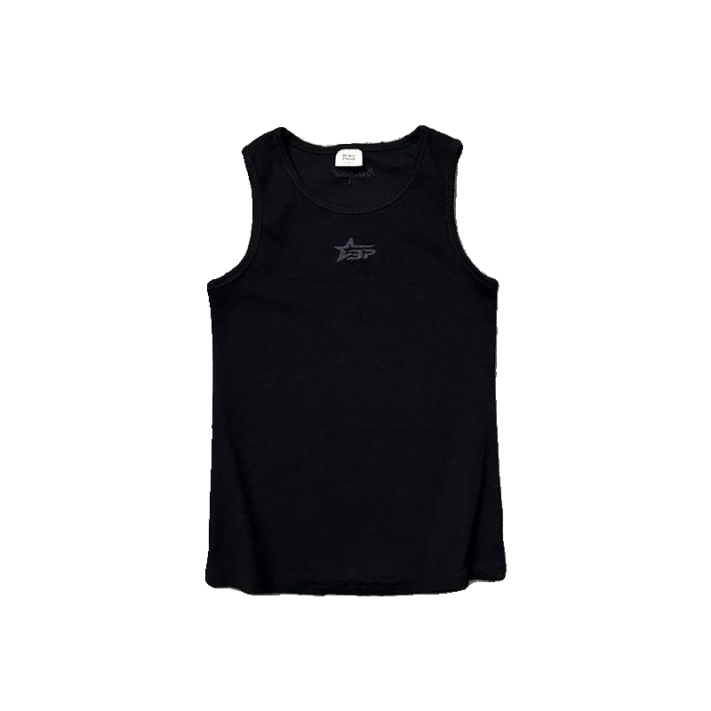 Broken planet man top men's vest, sport casual embroidered logo base shirt, sleeveless sweatshirt