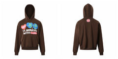 Broken planet hoodie, trendy high street, autumn and winter casual foam printed fleece couple hooded sweatshirt (35)