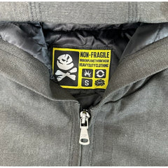 Broken planet jacket, retro and trendy embroidered logo, autumn and winter thick cotton jacket with zipper cover