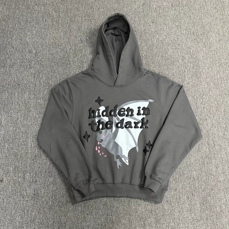 Broken Planet niche fashion brand men's and women's high street hip-hop sports casual pure cotton hoodie pants set FOG (4)