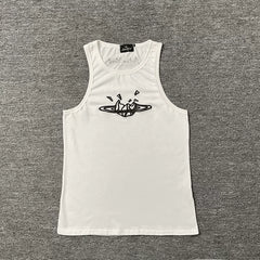 Broken Planet Cracked Planet Racer Tank Top - 2 Colors Available