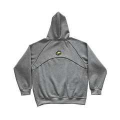 Broken Planet European and American niche fashion brand autumn and winter velvet casual men's and women's same shoulder sleeved hooded sweatshirt