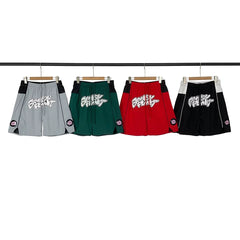 Broken Planet American High Street Trendy Brand Summer Casual Color Contrasting Retro Woven Speed Drying Beach Shorts ins