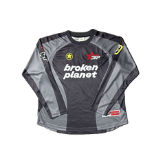 Broken Planet Star Same Style European and American Trendy Mesh Breathable Football Sports Shoulder Long Sleeve T-shirt and Jersey