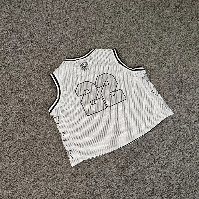 Broken Planet Street Style Summer Sports Mesh Breathable Basketball Double sided Sleeveless Tank Top Sweatshirt