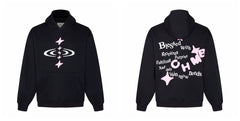 Broken planet hoodie, trendy high street, autumn and winter casual foam printed fleece couple hooded sweatshirt (13)