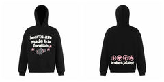 Broken planet hoodie, trendy high street, autumn and winter casual foam printed fleece couple hooded sweatshirt (4)
