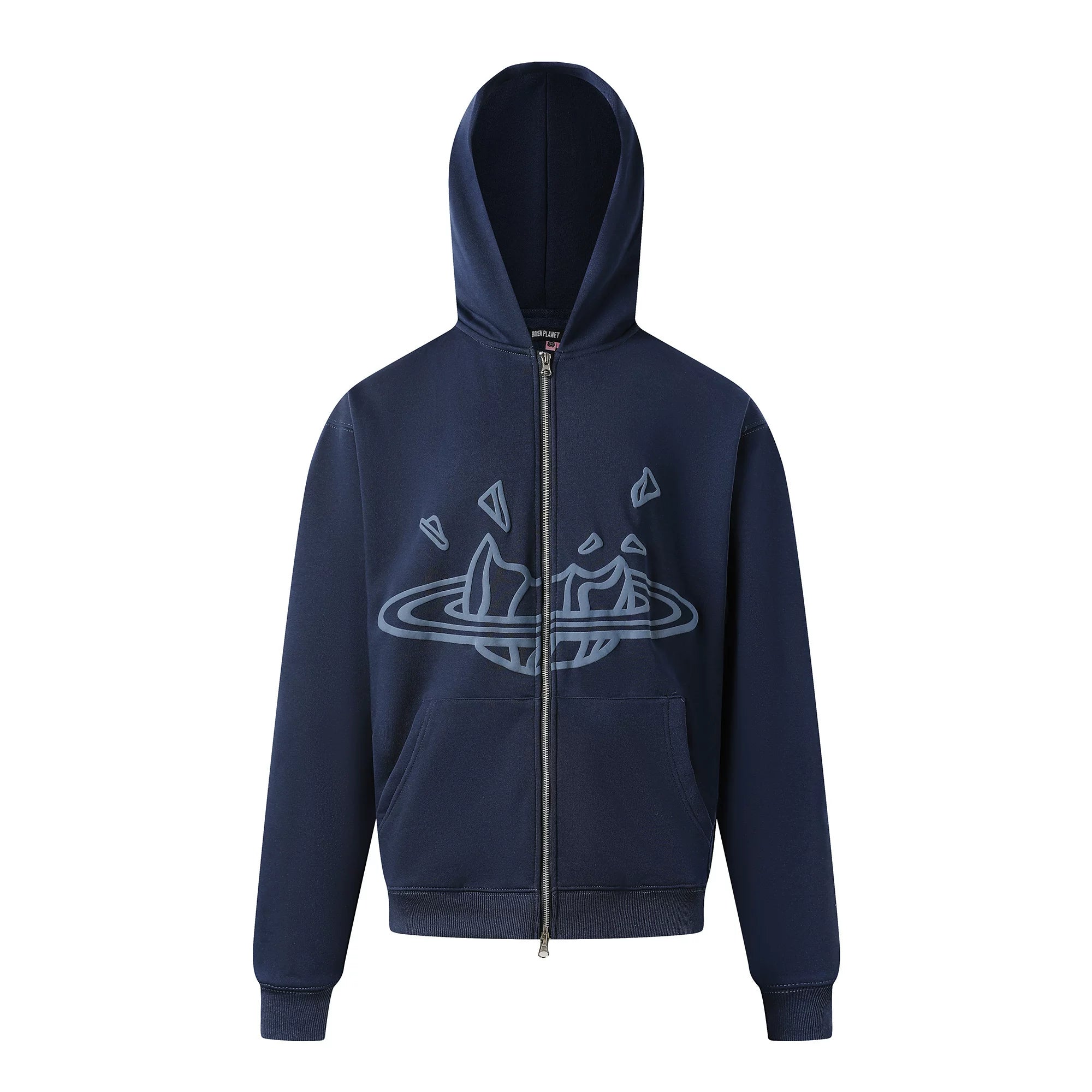 Broken Planet American High Street Trendy Brand Autumn/Winter Sports and Leisure Loose Velvet Cardigan Hoodie Fog (4)