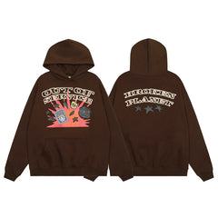 Broken Planet hoodie foam print Ins trendy brand men and women couple loose American high street plus fleece hoodie (8)