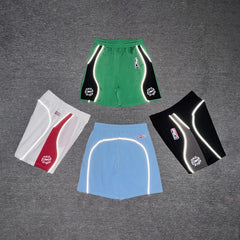 Broken Planet High Street Summer Sports and Leisure Colorful Reflective Strip Design Woven Speed Drying Shorts