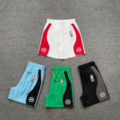 Broken Planet High Street Summer Sports and Leisure Colorful Reflective Strip Design Woven Speed Drying Shorts