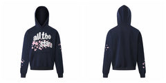 Broken planet hoodie, trendy high street, autumn and winter casual foam printed fleece couple hooded sweatshirt (33)