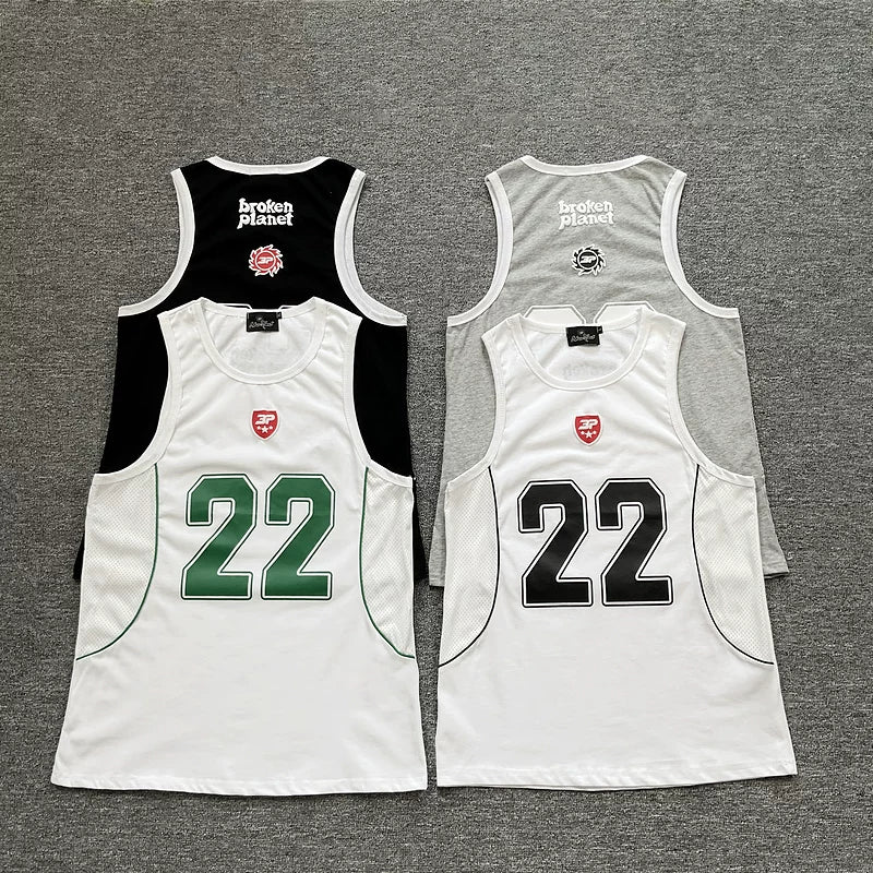 Broken Planet European and American street fashion brands summer sports, leisure, fitness training sleeveless vest sweatshirt for men