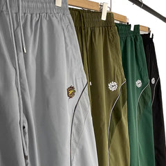 Broken Planet Pants American High Street Trendy Brand Letter Logo Embroidered Loose Woven Straight Pants