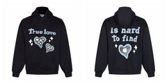Broken planet hoodie, trendy high street, autumn and winter casual foam printed fleece couple hooded sweatshirt (6)