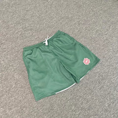 Broken Planet Street Style Summer Sports and Leisure Mesh Breathable Double Sided Drawstring Shorts for Men and Women