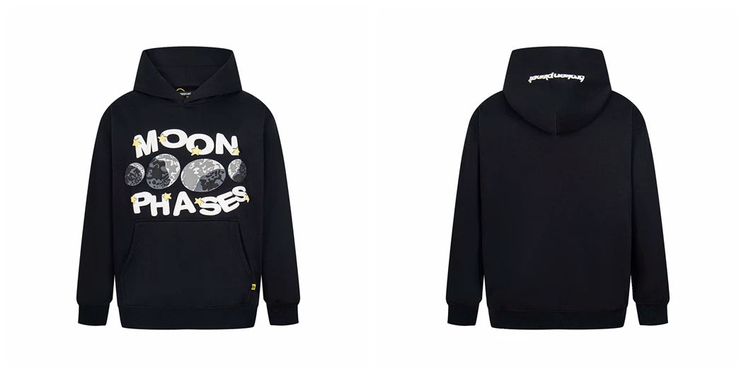 Broken planet hoodie, trendy high street, autumn and winter casual foam printed fleece couple hooded sweatshirt (1)