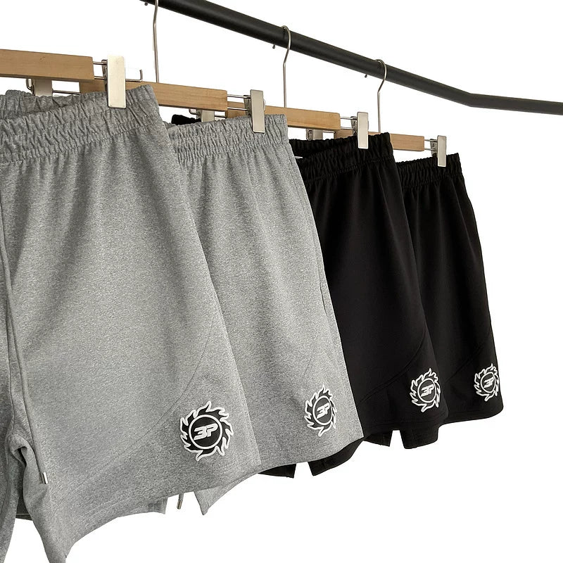Broken Planet American High Street Trendy Brand Pentagram Pants Summer Sports and Leisure Loose Cotton Drawstring Shorts