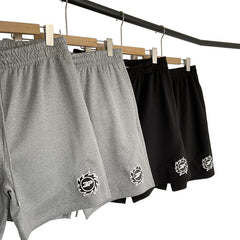 Broken Planet American High Street Trendy Brand Pentagram Pants Summer Sports and Leisure Loose Cotton Drawstring Shorts