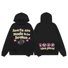 Broken Planet hoodie foam print Ins trendy brand men and women couple loose American high street plus fleece hoodie (9)