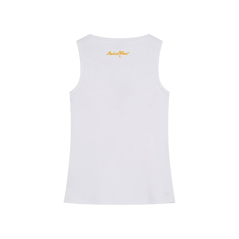Broken Planet, a niche European and American fashion brand with embroidered logo, sports and casual tight fitting sleeveless vest sweatshirt for men
