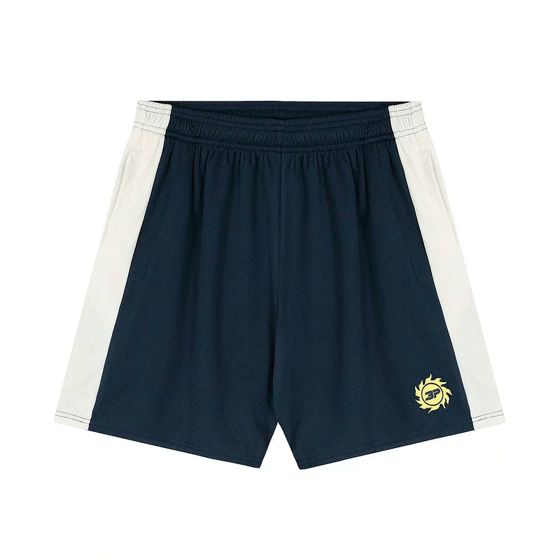 Broken Planet American High Street Trendy Brand Summer Sports and Leisure Color Contrasting Mesh Breathable Drawstring Shorts for Men