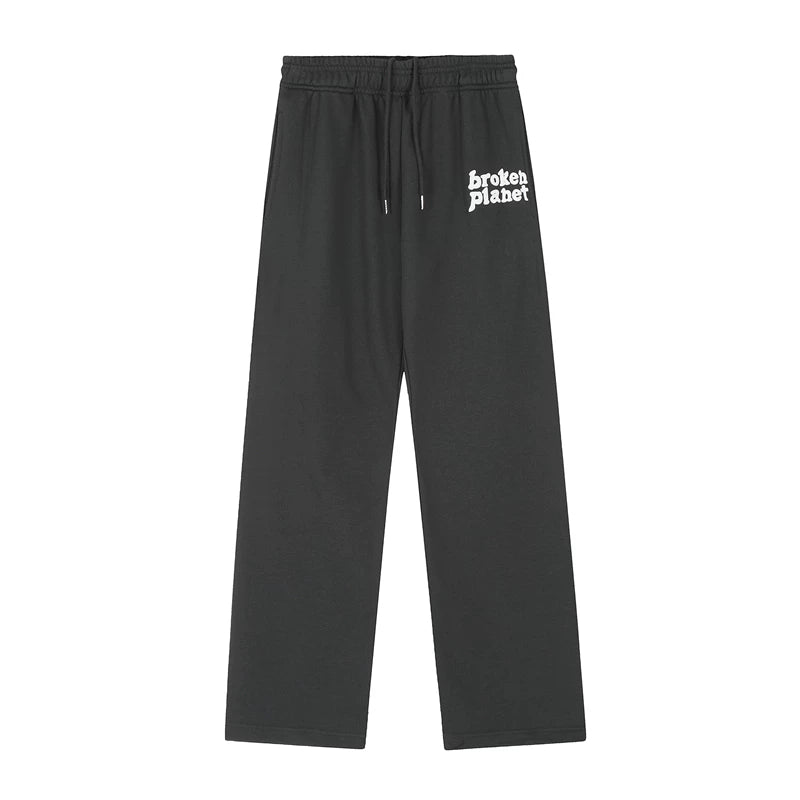 Broken Planet niche fashion brand men's and women's high street hip-hop sports casual pure cotton hoodie pants set FOG (11)
