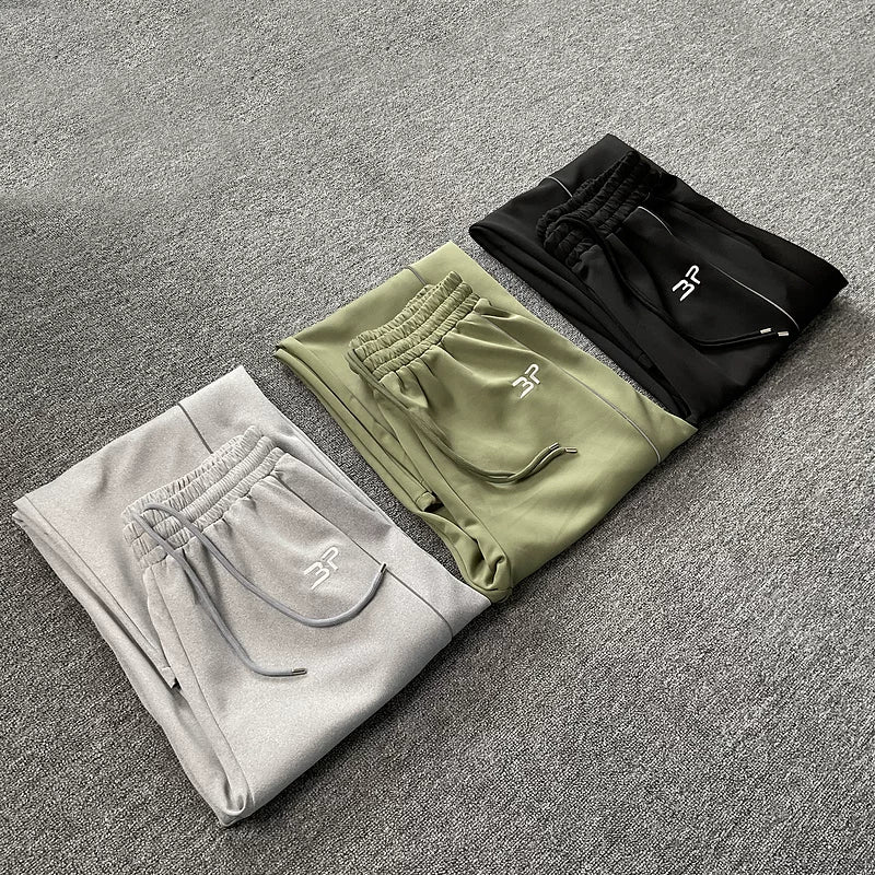 Broken planet American high street letter logo embroidered loose cotton straight leg sports casual pants trendy