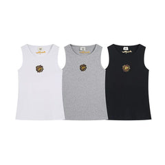 Broken Planet, a niche European and American fashion brand with embroidered logo, sports and casual tight fitting sleeveless vest sweatshirt for men