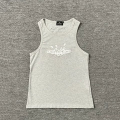 Broken Planet Cracked Planet Racer Tank Top - 2 Colors Available
