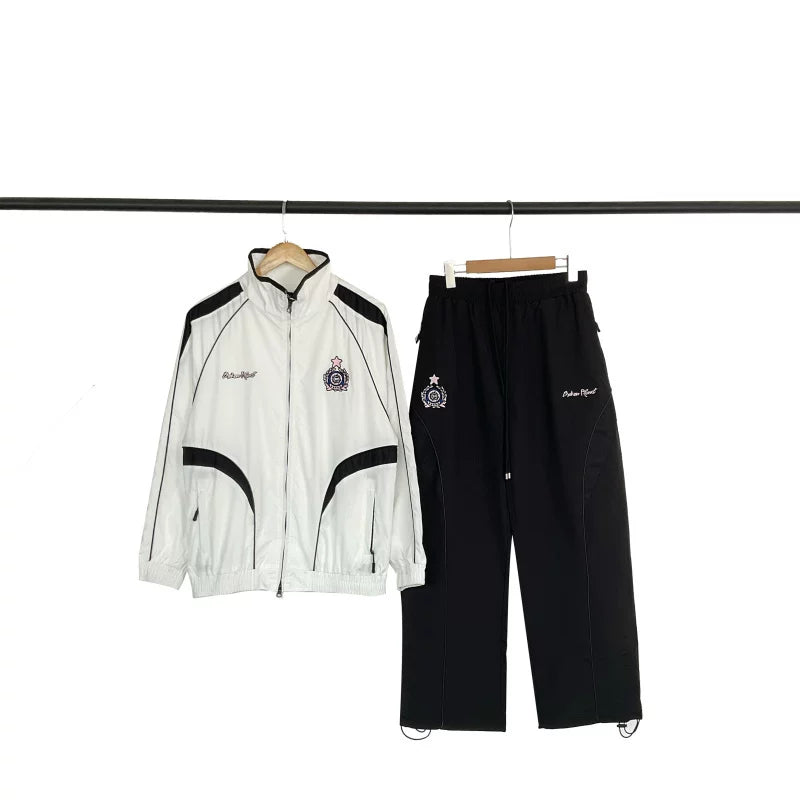Broken Planet American High Street Trendy Brand Spring and Autumn Sports Leisure Embroidery Woven Windbreaker Coat Long Pants Men